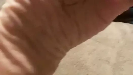 miranda ayaklar ve buruşuk tabanlar için mastürbasyon