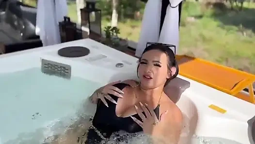 I Took My Neighbor to the Hotel Bathroom and Showed Her My Toy