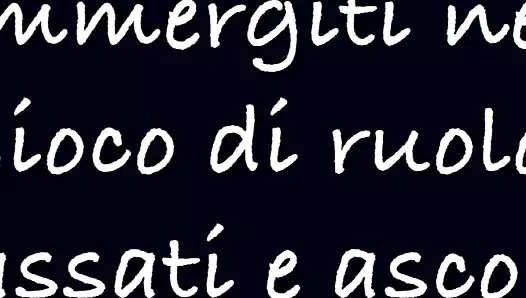 Femdom italya, sanal rol yapma oyunu. oda arkadaşından itaatkar bir hareket al! bölüm1