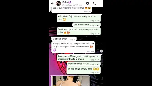 Kız arkadaşımla ateşli whatsapp sohbeti mutlu sonla bitiyor - nati sweet - natasha caseros