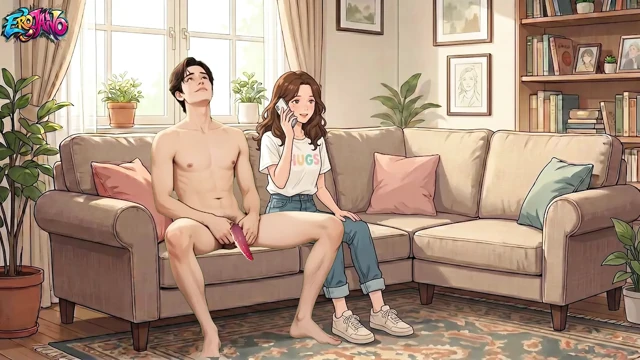 Kız Arkadaşımın Kız Kardeşiyle (19) Hentai Anime Izlerken Onunla Yattım