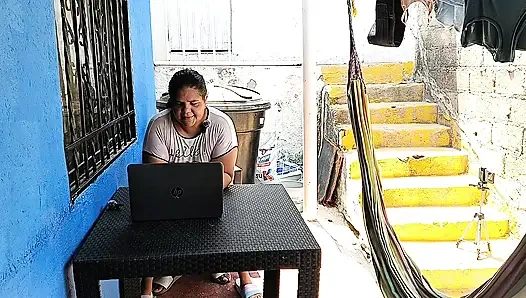 Outdoor sex with my horny, big-assed neighbor