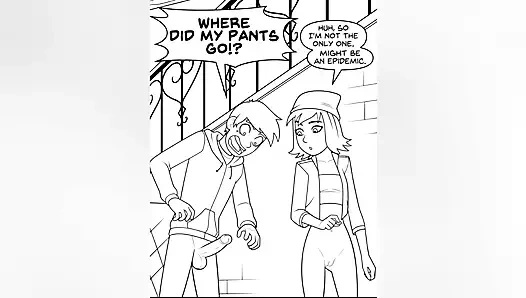 Arkadaşım onu becerebilmem için kıçını üstüme koyuyor - komik kroki