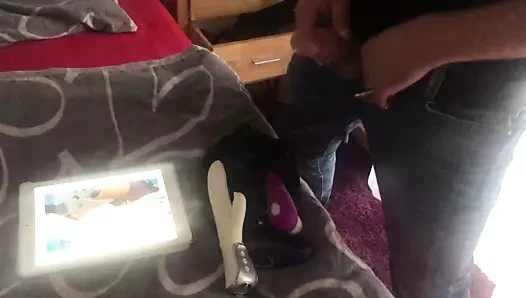 Stranger Cum on my wifes toys