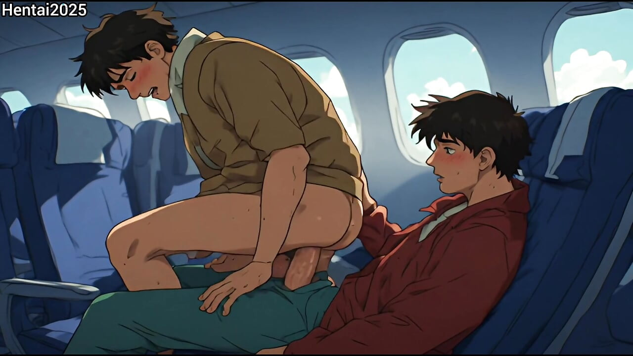 Uçakta Anal Quickie derlemesi Çizgi Film Hentai Animasyonu