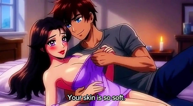 Üvey oğul ateşli üvey annenin büyük göğüslerine masaj yapıyor ve sert sikişiyor