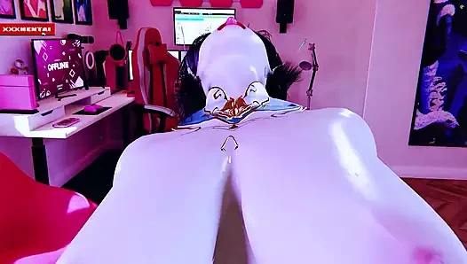 Sulu bir götle animasyonlu azdırma - 3 boyutlu hentai animasyon