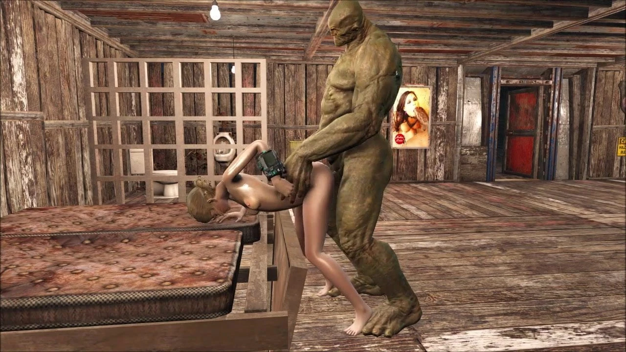 Fallout 4 Katsu and Strong in bed