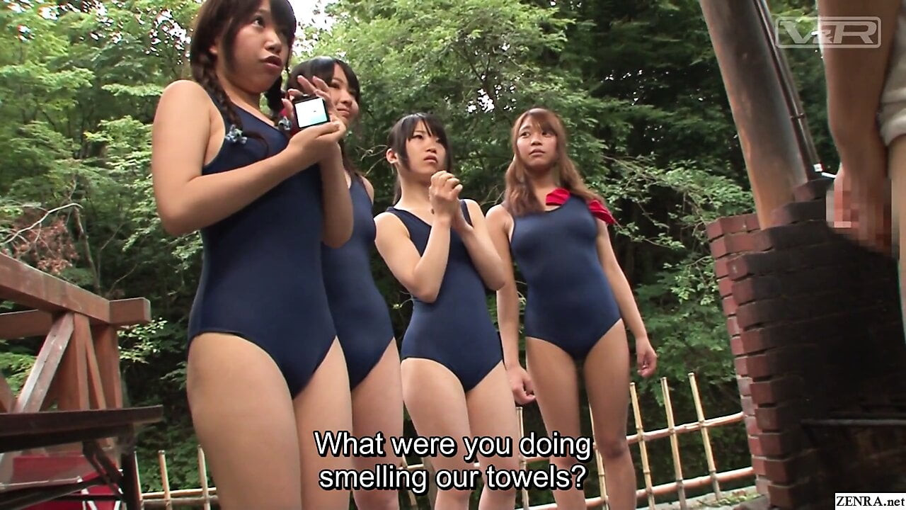 Japon kız öğrenciler mayo giyiyor – cfnm handjob harem