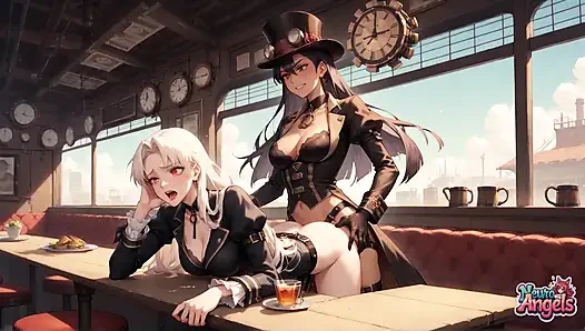 Kremsi steampunk baştan çıkarma: hizmetçinin krem şanti patlaması