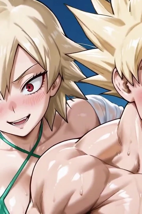 Goku - Ssj (db) X Mitsuki (mha)