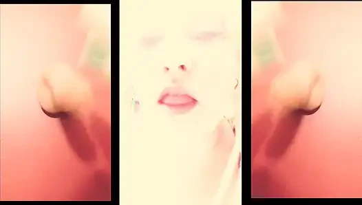 Kız arkadaşın seni pornoya bakarken yakaladı, bu yüzden sana tükürüyor ve sikini tokatlıyor konuşmadan