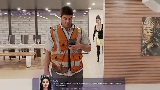 Ateşli evli kadın Sofia - 2. gün - teyze v ve pelerini ile tanışma uygulaması