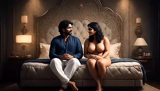 İlk gece seksi, Vaishnavy ve Sharun Raj ilk gece seks ile ateşli romantizm, Mallu çiftin ilk gece romantizmi, ilk gece aşkı