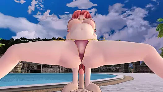 Deneyimsiz bir kız yaşlı bir adamla anal seks deniyor