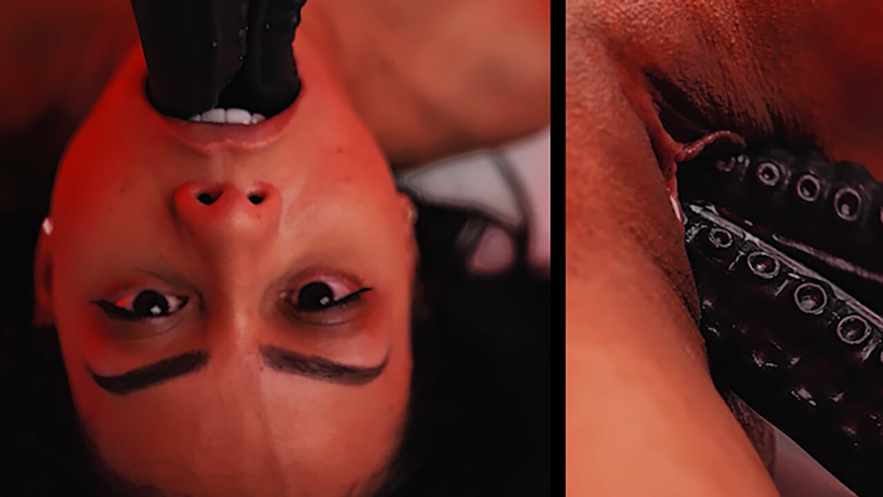 Zenci kız Canela Skin tüm yol boyunca - sert anal canavar yarak dp ve amcık dölleme