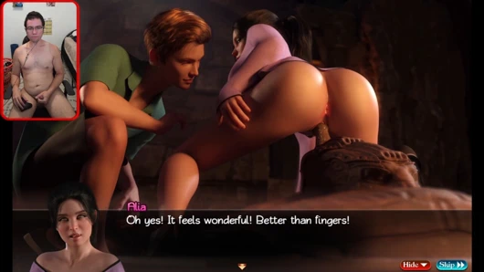 Genç, bakire bir kız eski bir dildoyla sikişirken ben... (Nadia Oyun Hazinesi5)