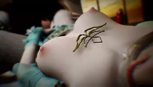 İki ateşli kızla üçlü seks - hentai 3d sansürsüz v359