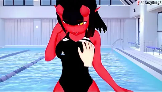 Meru succubus bikini bakış açısı seks