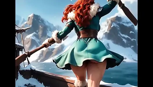Viking tanrıça drakkar ai'de sikiliyor