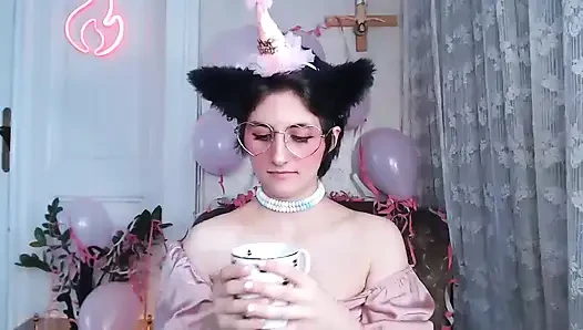 Fışkırtmalı dildo - seksi doğum günü akışı - tam gösteri - bölüm 3