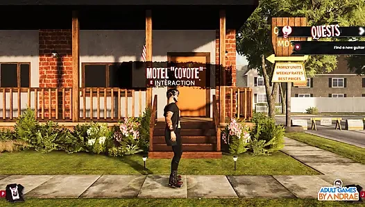 Sex, Sin & Rock'n'Roll Gameplay Part 1 - Van Crash, Motel Stop & A Strange New Beginning