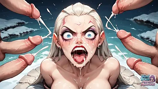 Fışkırtma kraliçesinin soğuk orgazmı: zihin molası çılgınlığı!