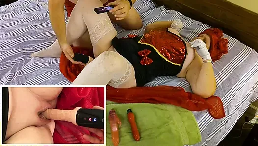 Kalblerin sikiş kraliçesi, vibratör oyunu, sikiş orgazmı ve dölleme 101325CAMS245M