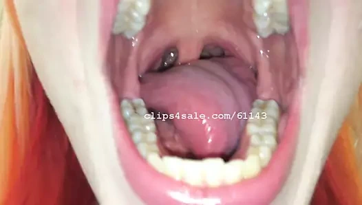 Ağız fetişi - kristy'nin ağzı