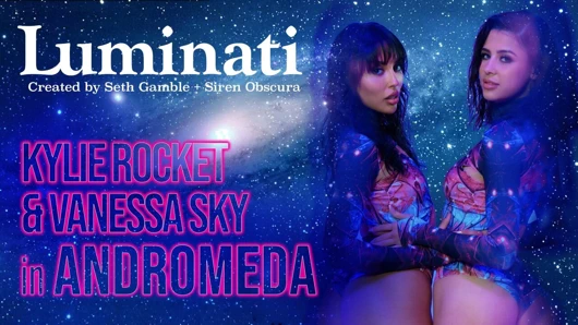Kylie Rocket ve Vanessa Sky ile lucidflix luminati