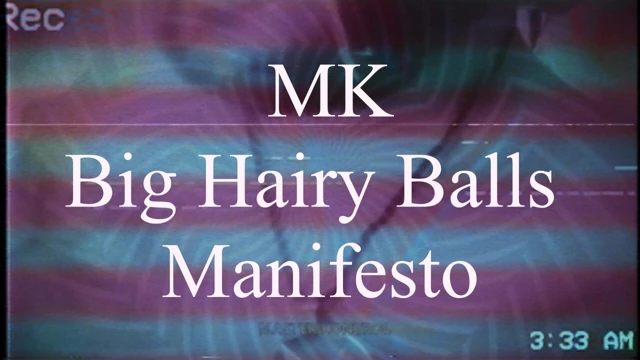 Master kontrol büyük kıllı toplar manifestosu