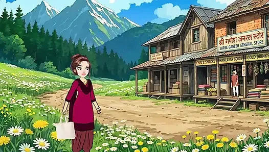 Swati ve dükkan sahibi Ramu'nun komik seksini gösteren çizgi film videosu. Büyük bir penis sikişiyor.