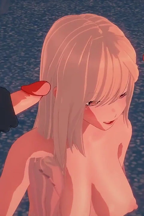 Marin Kitagawa, bir plaj sığınağında üç atıslı