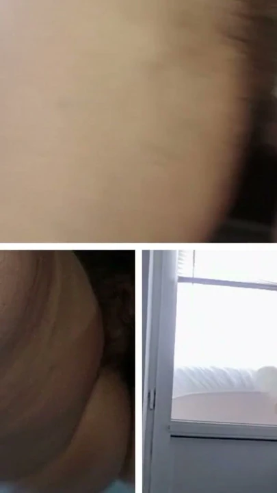 Horny wife strips and masturbates moaning. Sexy latina hairy pussy, big tits, big ass. | Clip 1