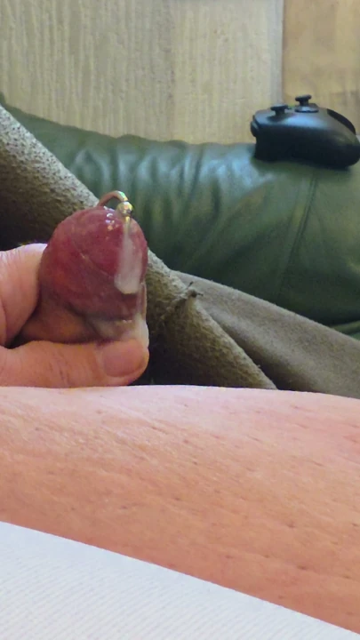 Cummings Pierced Cock