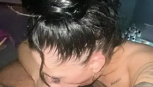 Ateşli oral seks ve götümün her yerine boşalma