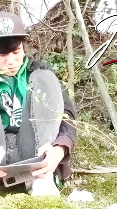 What happens behind the scenes after filming a gay twink's massive outdoor precum cum ejaculation Cleanup & admiring… | Clip 3