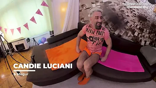 Sıska Fransız bebek Candie Luciani sikiliyor