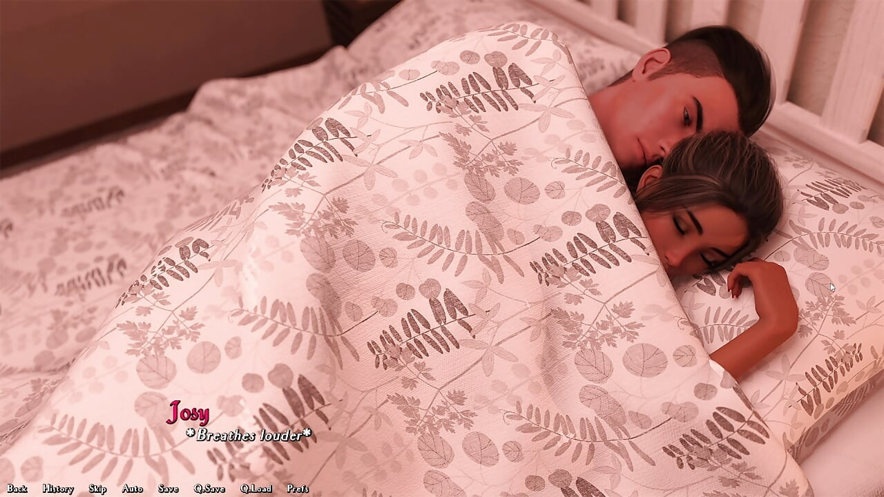 Josy Takes Dan's Cock Hard on Mommy & Daddy's Bed - Episodes 1 & 2