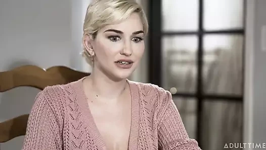 Adult Time - Skye Blue düğünden önce aldatan damadın soğuk ayaklarını son tutkulu sikişle tedavi ediyor!