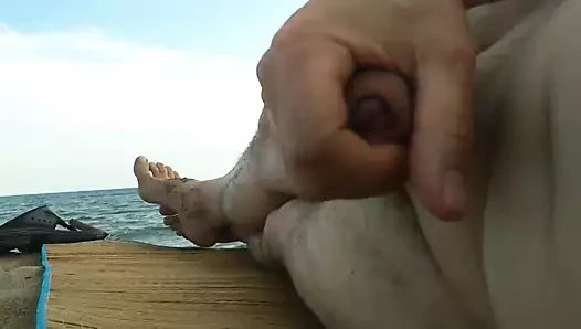 Paja en playa nudista