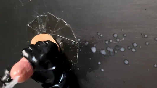 Masaj silahı kenar patlaması - çok fazla boşalma