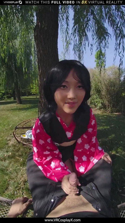 Vrcosplayx iblis avcısı Mai Thai, Yaiba Makomo tehlikeli olduğu kadar ateşli ve şehvetli hale geldi bölüm 1 | Klip 1