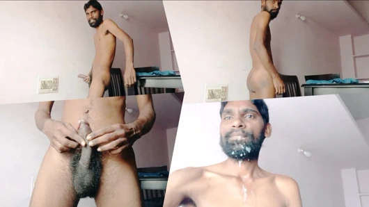 Rajeshplayboy993 кончает на лицо