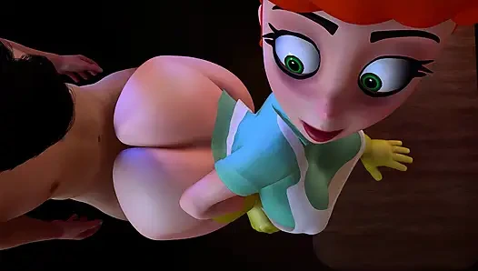 Dexter'ın orta yaşlı seksi kadın sınıfta büyük götünü zıplatıyor