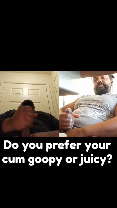 Boşalman sümüksü mü yoksa sulu mu olsun istersin?