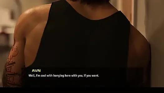 Zincirleri hareket ettir - heteroseksüel erkek trans kıza ilk saksosunu çekiyor. Kadının boğazına boşalıyor
