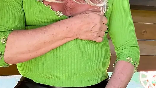 Transgender Kassy54 Masturbating Outdoor