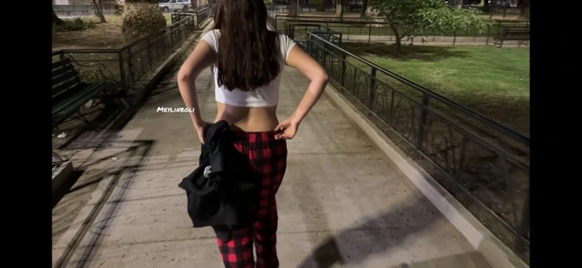 Young man from the neighborhood stays outside the house and agrees to go to the neighbor's house