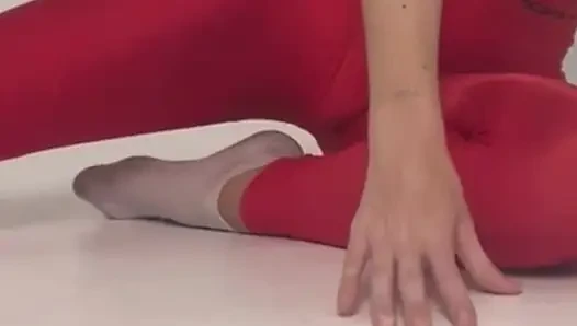 Deve toynağı tayt yoga teaser